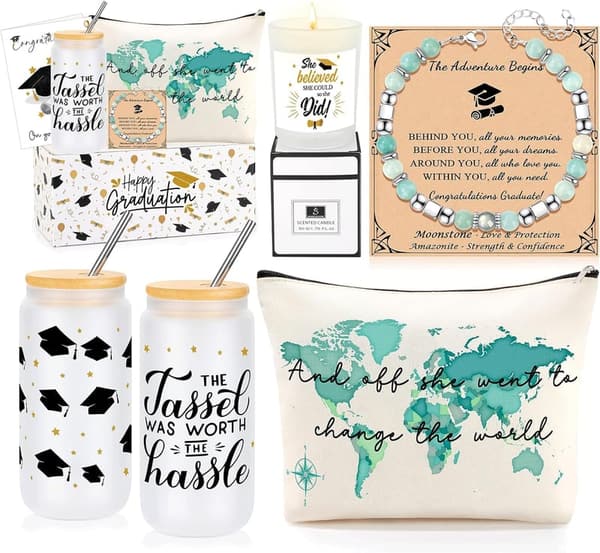 2025 Graduation Gift Set for Women, Includes 5 Items