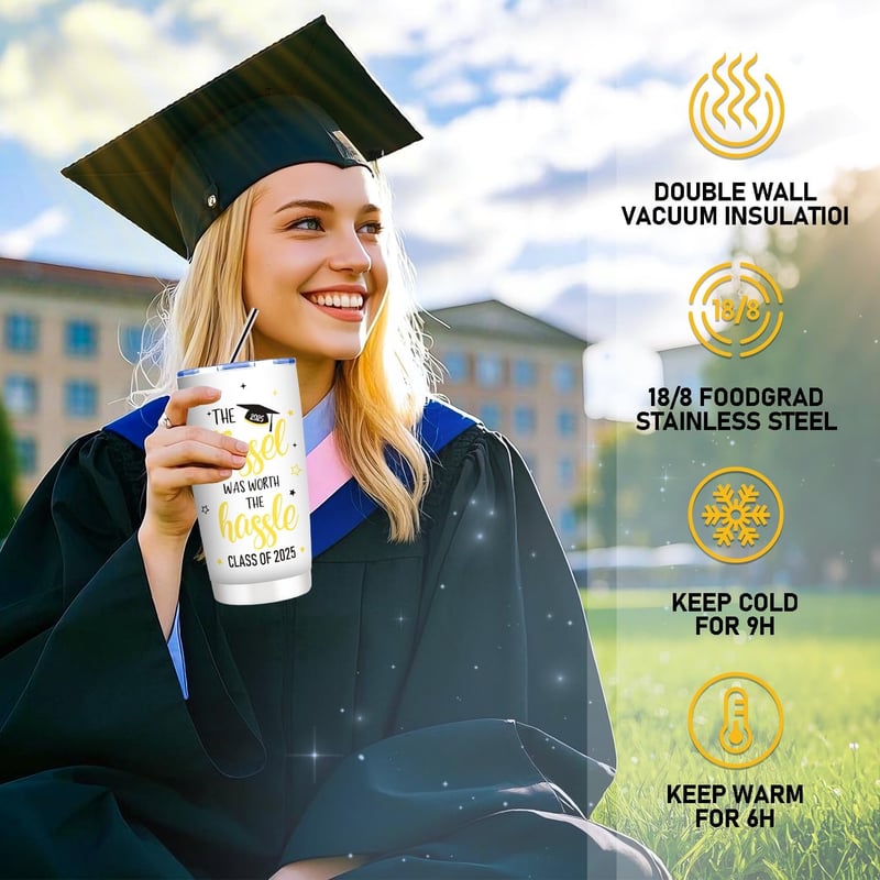 2025 Graduation Gift Box Set with Tumbler, Socks & More