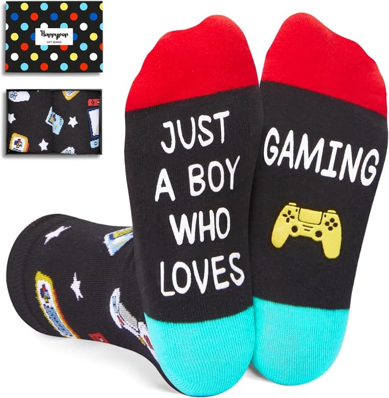 Gamer Gifts for Teens - Sports-themed Gaming Socks