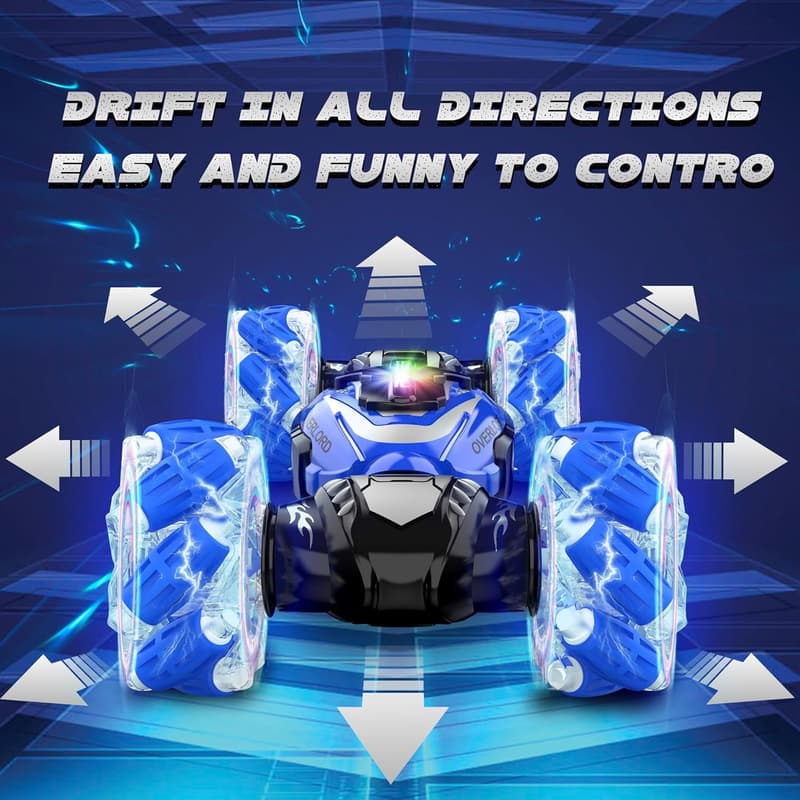 Gesture Sensing Remote Control Stunt Car for Kids 6-12 Years