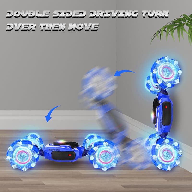 Gesture Sensing Remote Control Stunt Car for Kids 6-12 Years