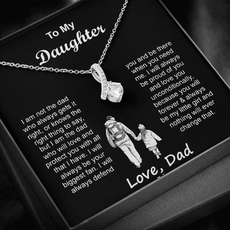 Inspirational Necklace for Daughter - Birthday, Graduation Gift