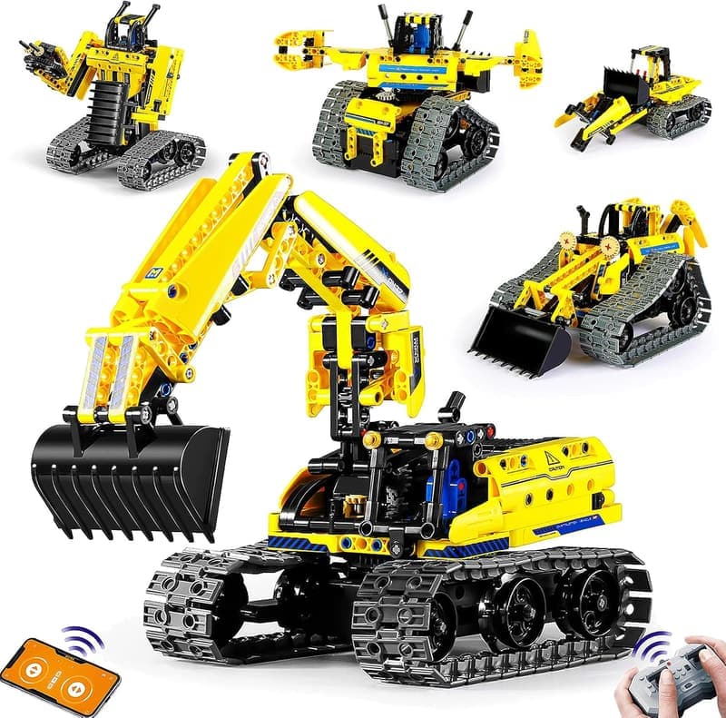 STEM Robotics Kit - 5-in-1 Remote Control Building Set for Kids