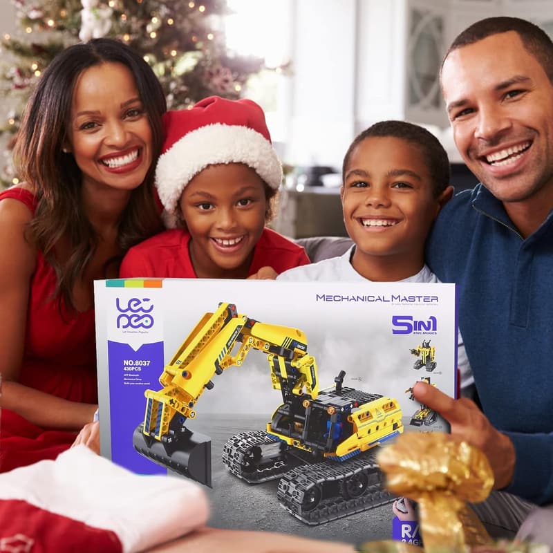 STEM Robotics Kit - 5-in-1 Remote Control Building Set for Kids