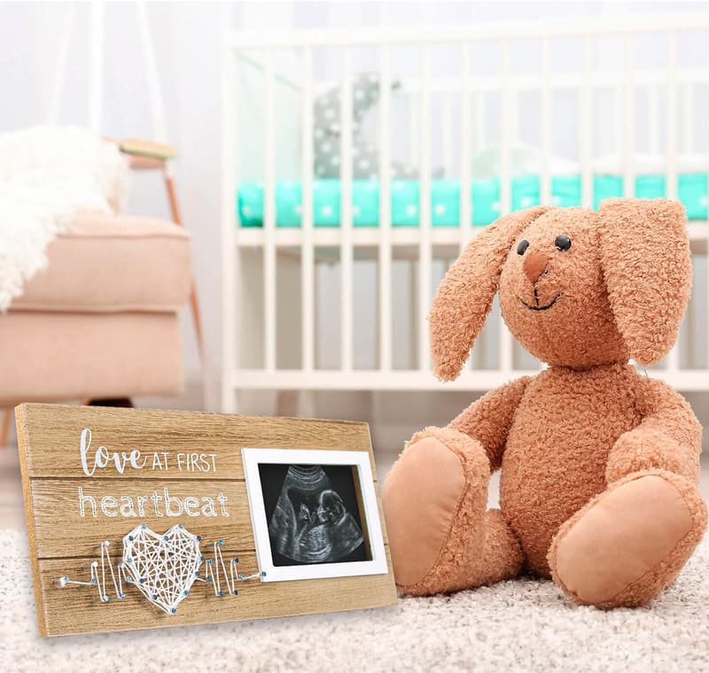 New Mom Gifts: Love at First Heartbeat Sonogram Frame