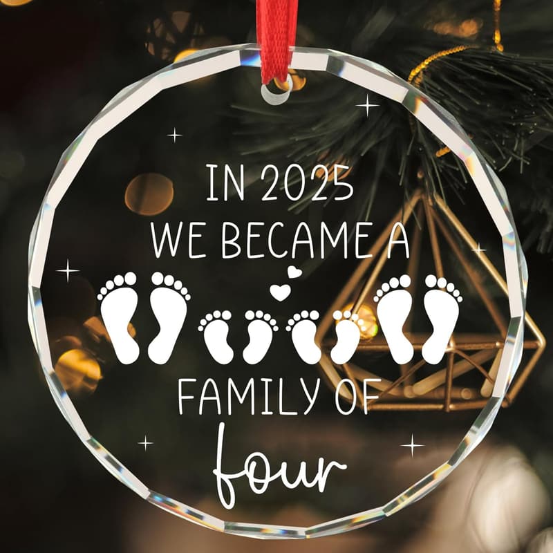 2025 Baby's First Christmas Ornament for New Parents