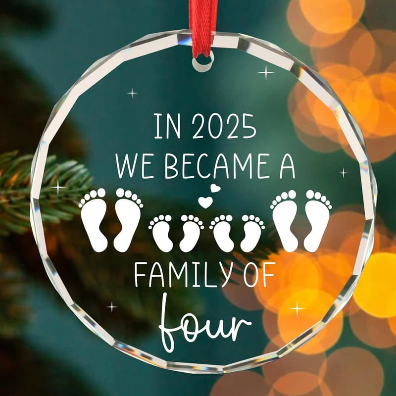 2025 Baby's First Christmas Ornament for New Parents