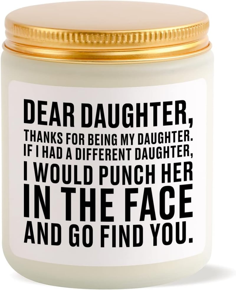 Happy Birthday Lavender Scented Candle for Daughter