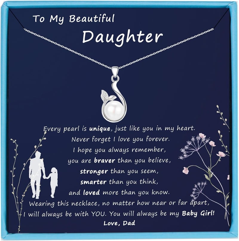 Graduation Gifts for Girls: Sterling Silver Pearl Necklace
