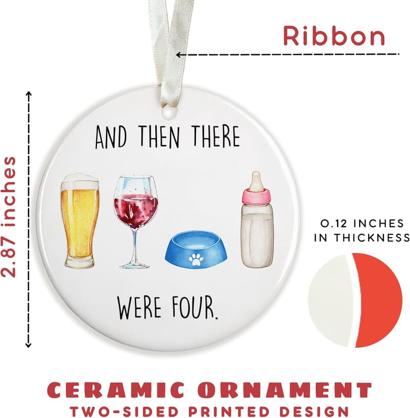 2024 First Christmas Family Ornament - New Parents Gift