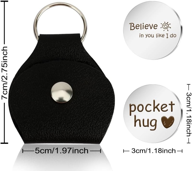 Inspirational Pocket Hug Keepsake for Graduation & Birthdays