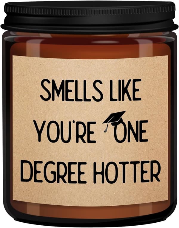 Graduation Candle Gift for High School Seniors & College Grads