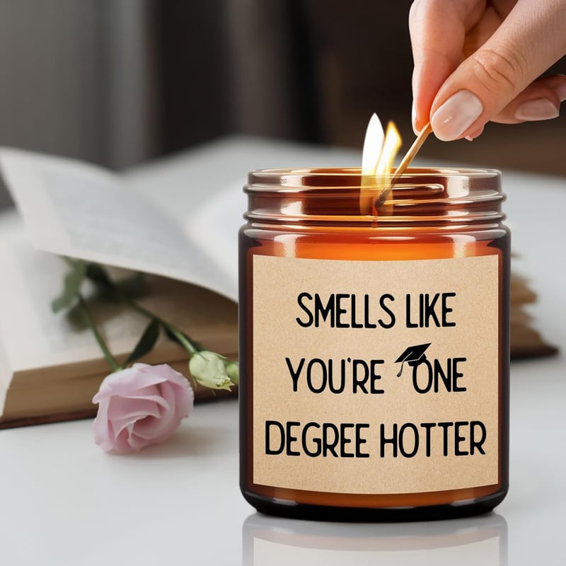 Graduation Candle Gift for High School Seniors & College Grads