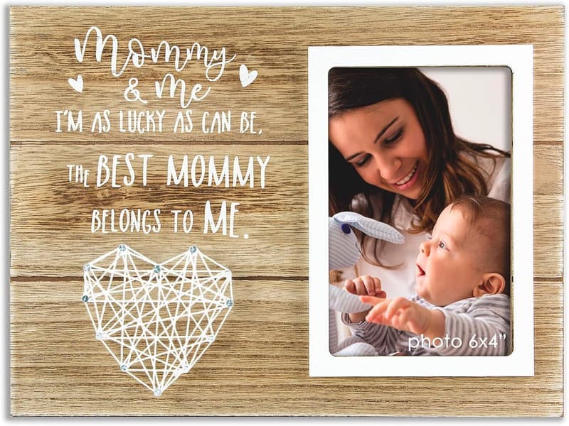 New Mom Picture Frame - 4x6 Photo Gift for Women