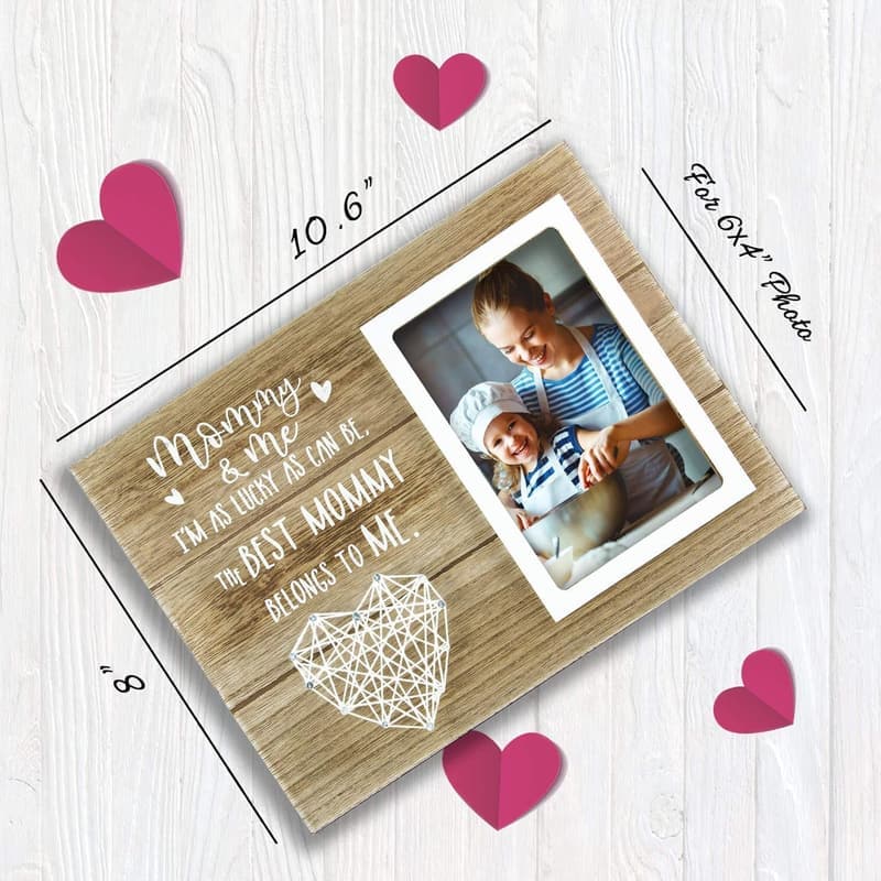 New Mom Picture Frame - 4x6 Photo Gift for Women