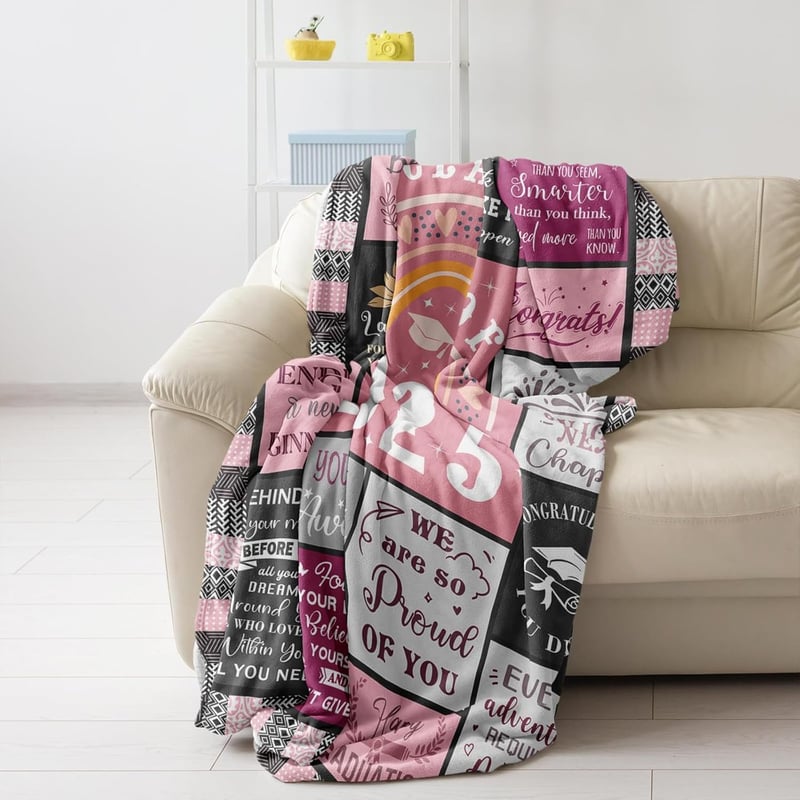 2025 Graduation Blanket Gift for Women, 60
