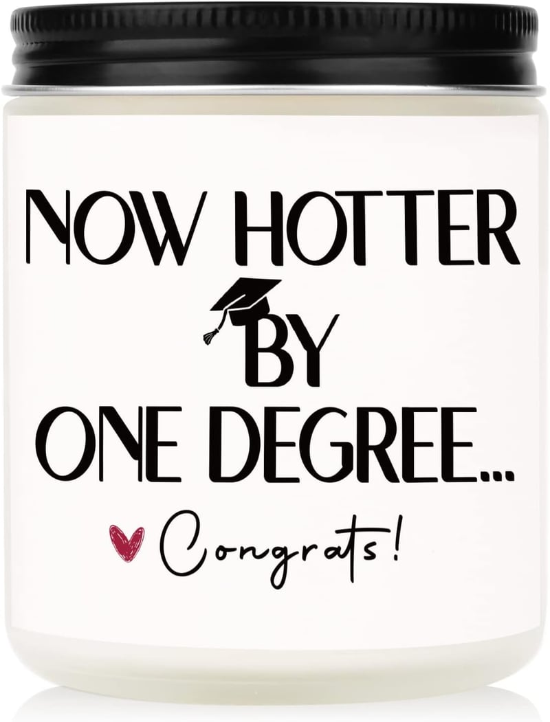 Graduation Gifts: Handmade Lavender Soy Wax Candle (7oz)