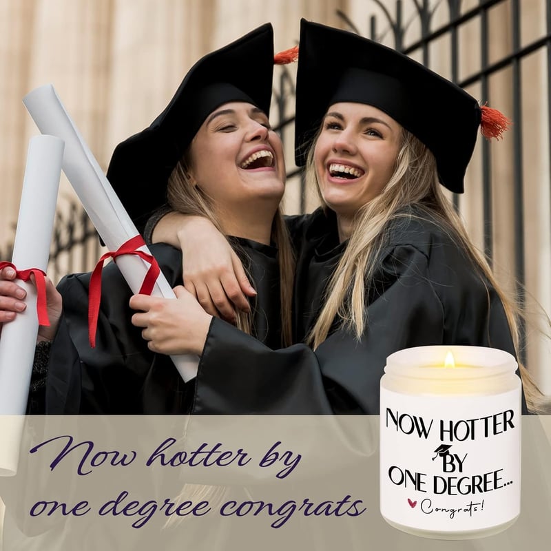 Graduation Gifts: Handmade Lavender Soy Wax Candle (7oz)