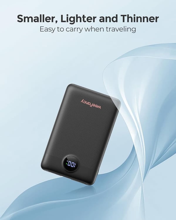 Portable 10000mAh Power Bank – 22.5W Fast Charging Battery