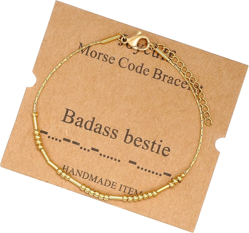 Inspirational Morse Code Bracelets for Women - Birthday Gifts