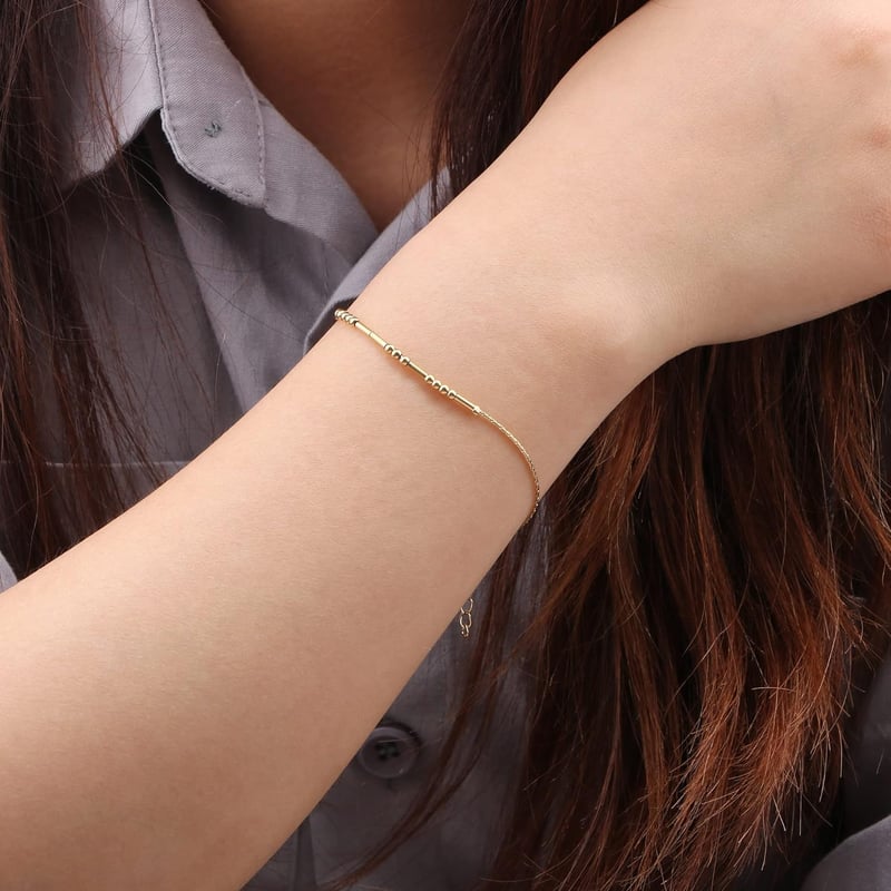 Inspirational Morse Code Bracelets for Women - Birthday Gifts