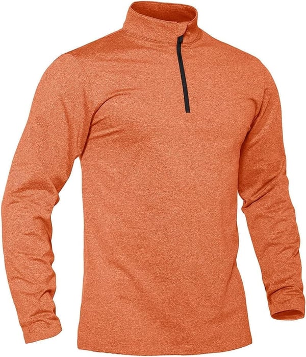 Men's Fleece-Lined 1/4 Zip Pullover Golf Sweatshirt