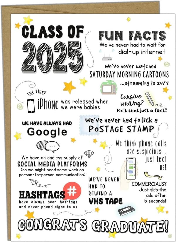 2025 Graduation Card - Handmade Humor Gift for Graduates