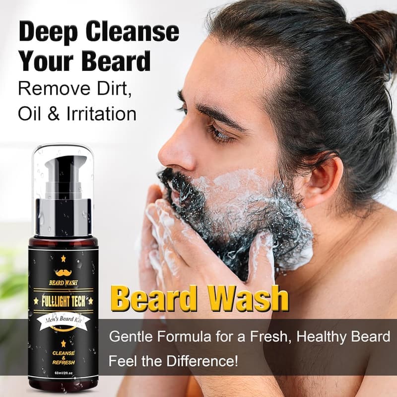 Beard Grooming Kit for Men - Ultimate Father's Day Gift Set