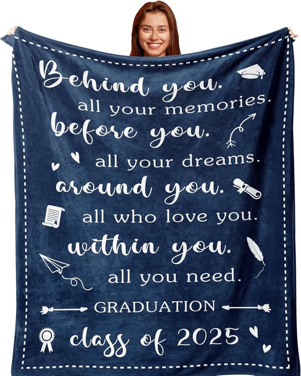 2025 Graduation Gift - Personalized 60x50in Blanket