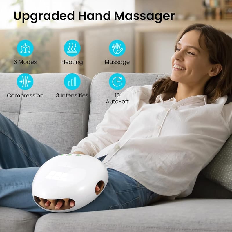 Hand Massager with Heat for Arthritis Relief - Perfect Gift for Dad