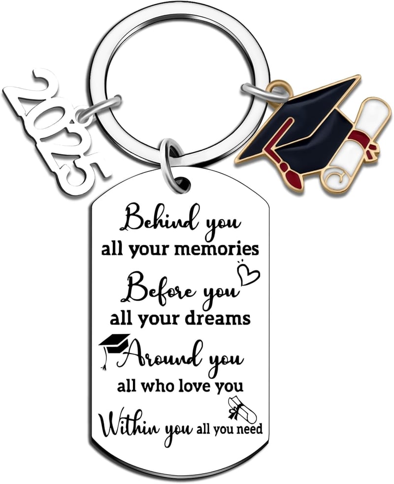 2025 Graduation Keychain Gift for Graduates