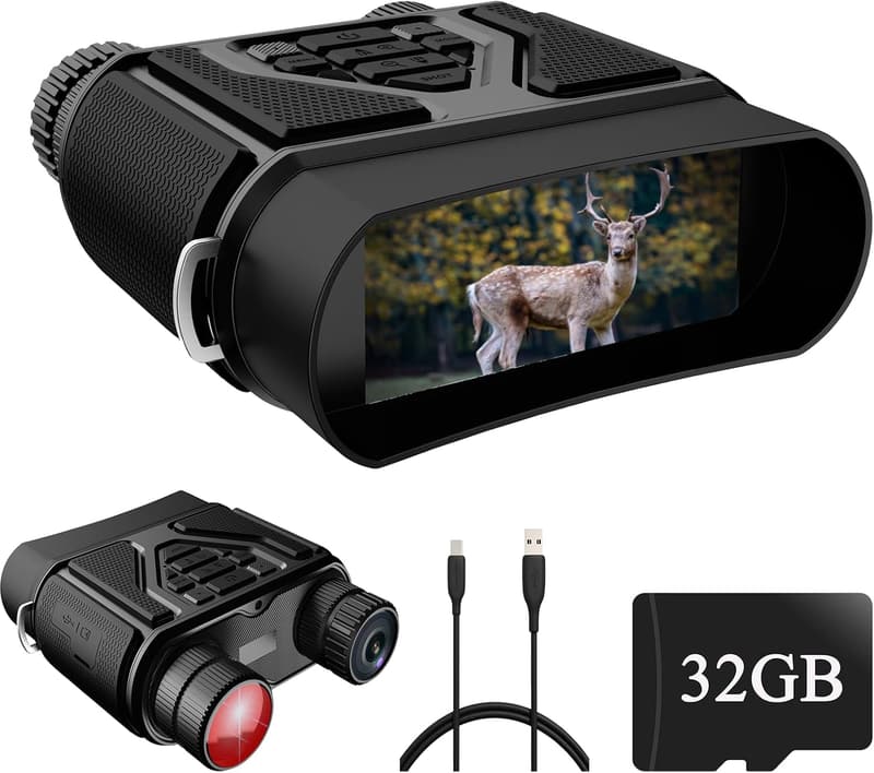 Night Vision Goggles for Hunting & Camping - Perfect Gift for Him