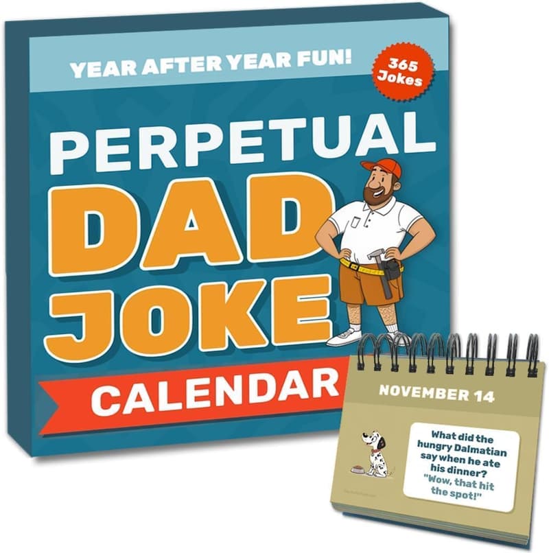 Father's Day Dad Joke Calendar | 365 Funny Perpetual Desk Calendar