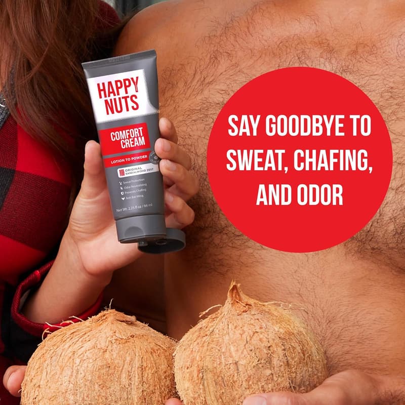 Men's Comfort Cream Deodorant - Anti-Chafing & Odor Control