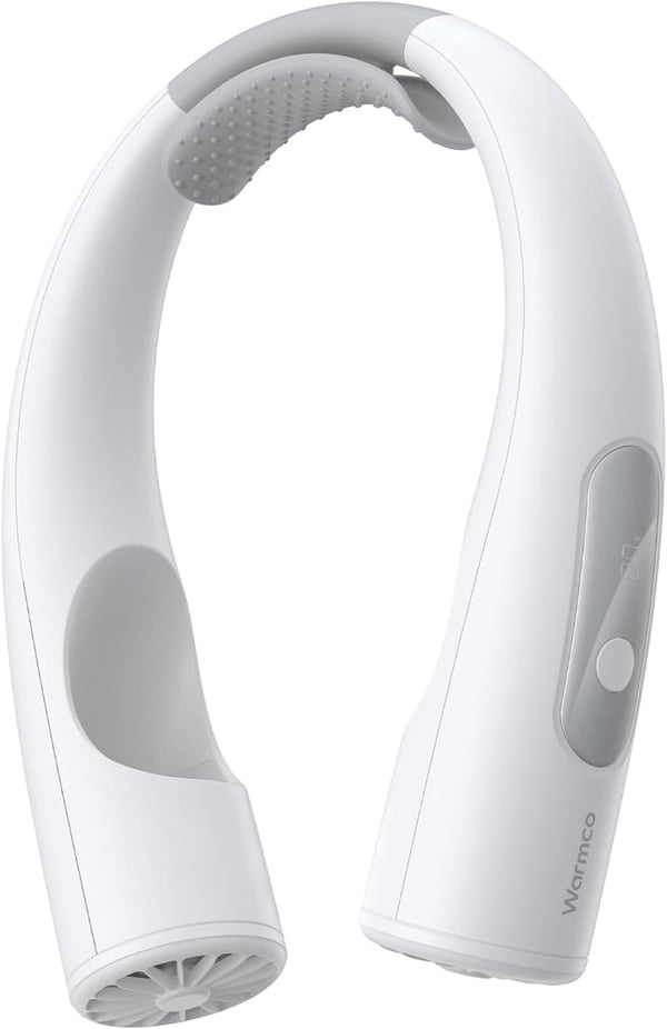 Portable 10000mAh Neck Fan - 4-Speed, Hands-Free Cooling