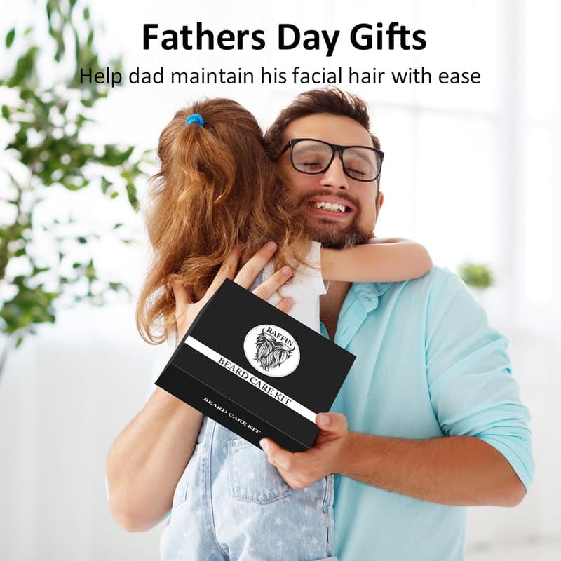 Beard Grooming Kit - Perfect Father's Day Gift for Dad