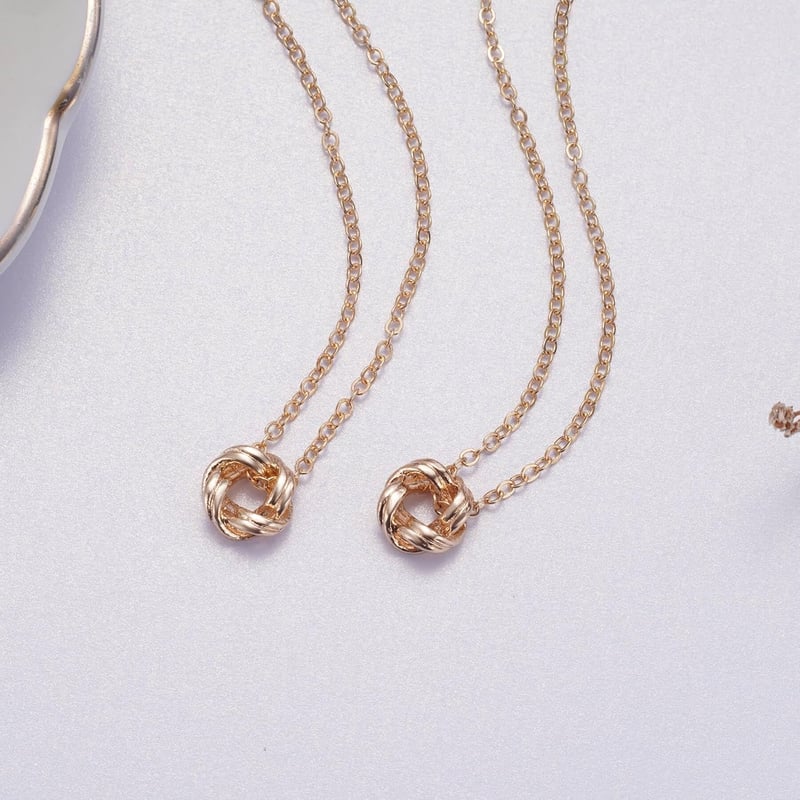 Best Friend Birthday Infinity Knot Necklace for Her