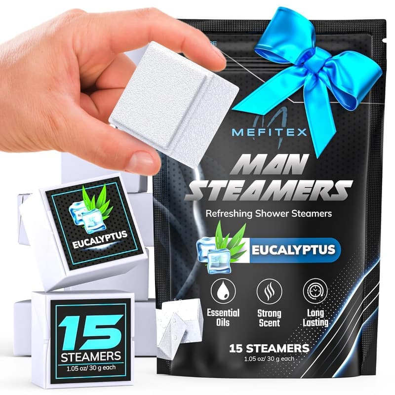 Eucalyptus Shower Steamers for Men - 15 Pack Aromatherapy