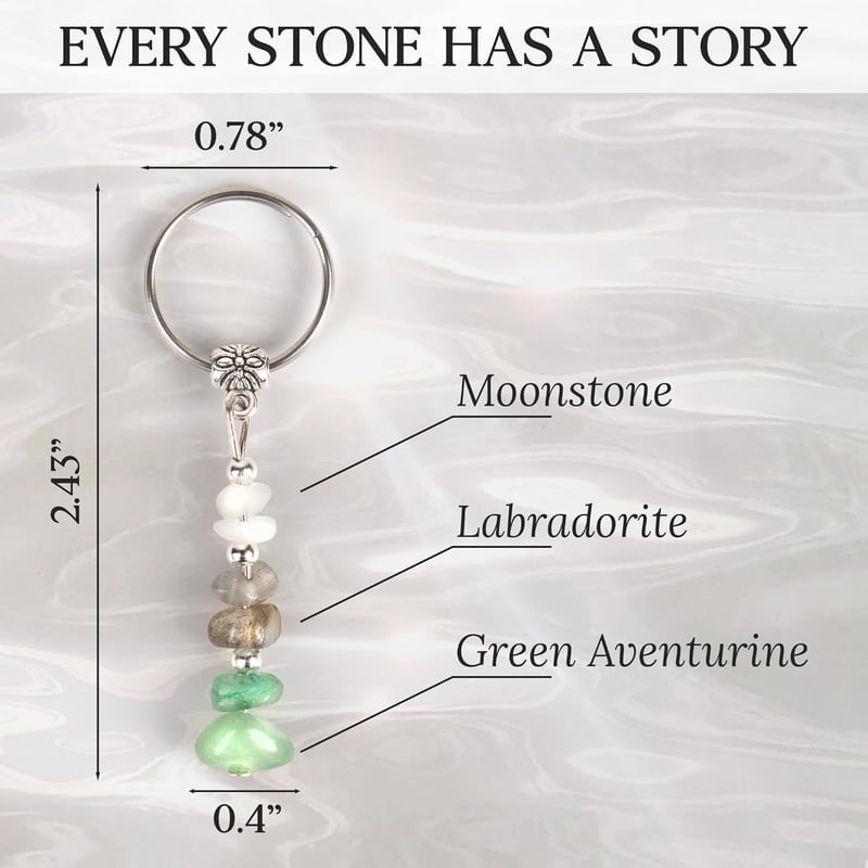 Inspirational Crystal Keychains for Women - Farewell Gifts