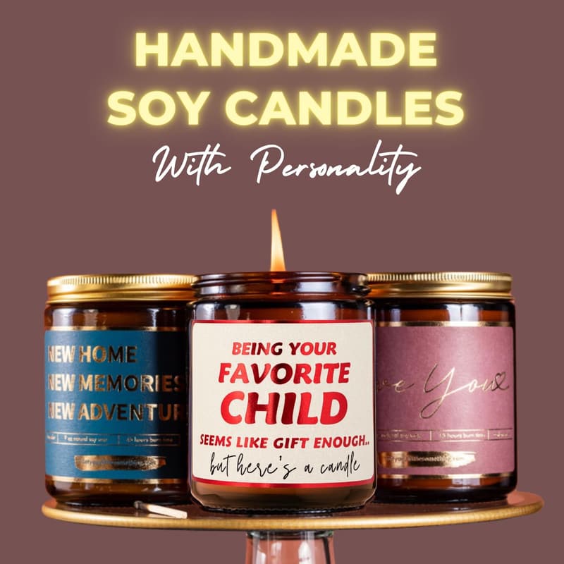 Funny Scented Candle for Mother's Day, Father's Day & Anniversaries