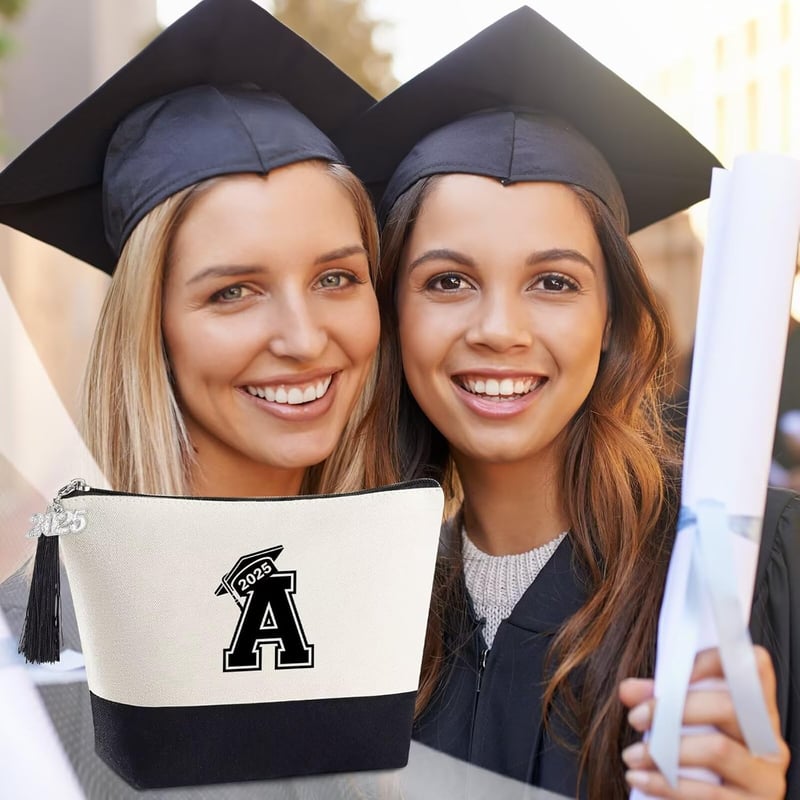 Graduation Gift: Personalized Skincare Makeup Bag for Her