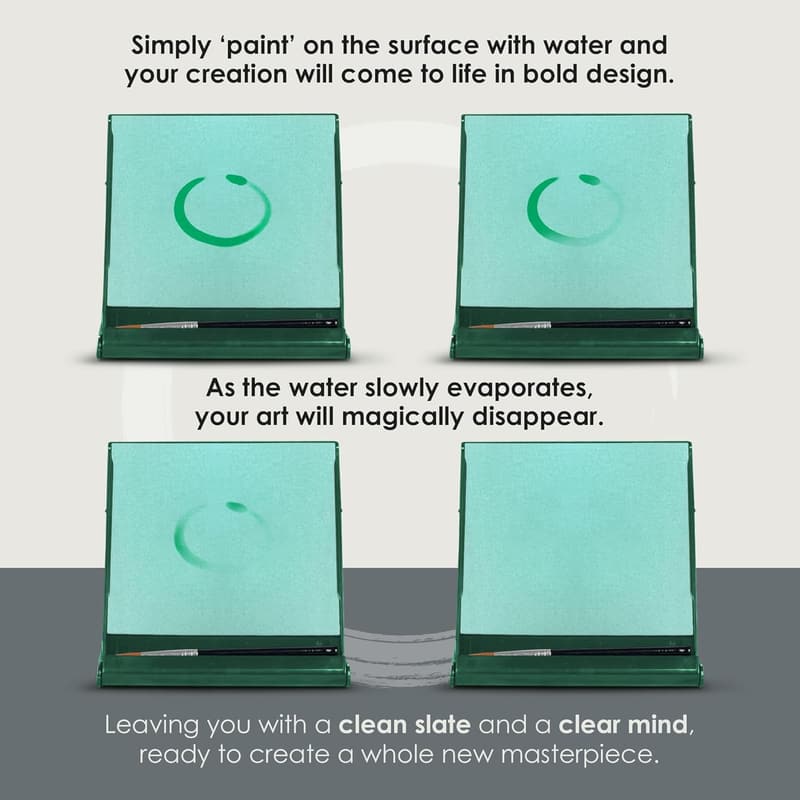 Mindfulness Mini Buddha Board Art Set - Zen Water Drawing Kit