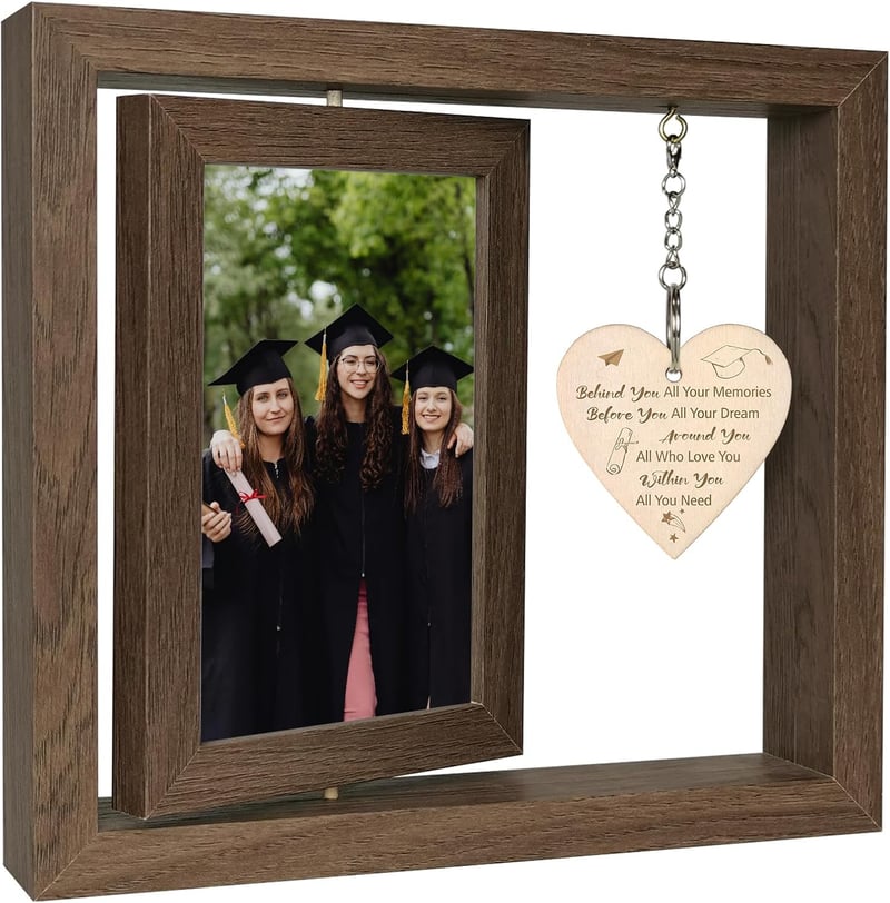 Graduation Gifts: Rustic Double-Sided 4x6 Picture Frame