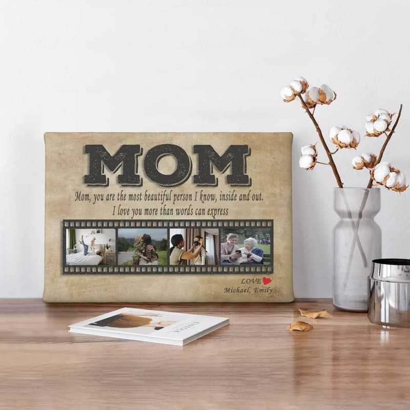 Personalized Canvas Prints for Mother's Day - Custom Photo Decor