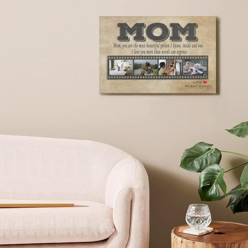 Personalized Canvas Prints for Mother's Day - Custom Photo Decor