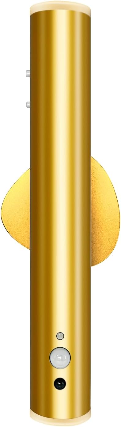 Rechargeable Motion Sensor LED Night Light - Gold