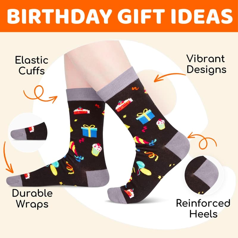 15th Birthday Socks Gift Set for Teen Boys & Girls