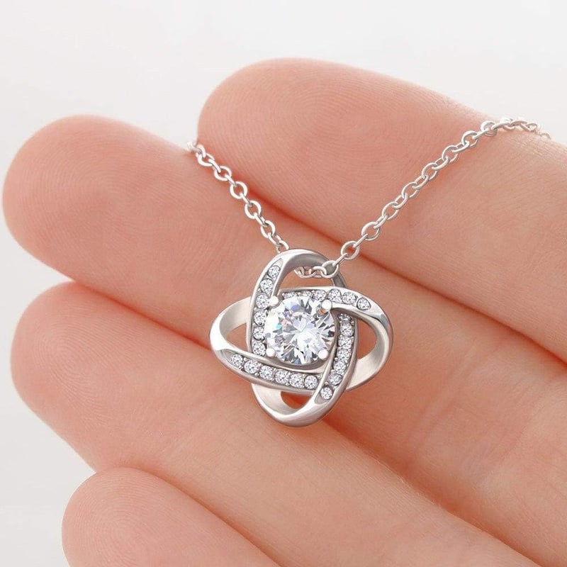 Guiding Light Love Knot Necklace for Girlfriend