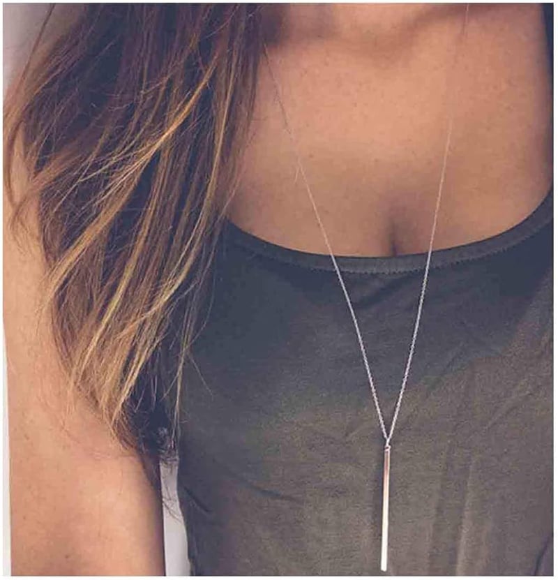 Gold Y-Necklace Pendant Lariat Chain Jewelry for Women