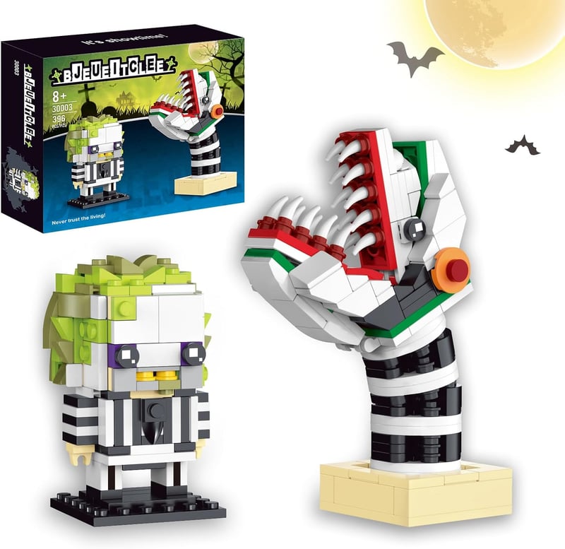 Horror Figure Toy Building Set - 396 pcs for Halloween Fun